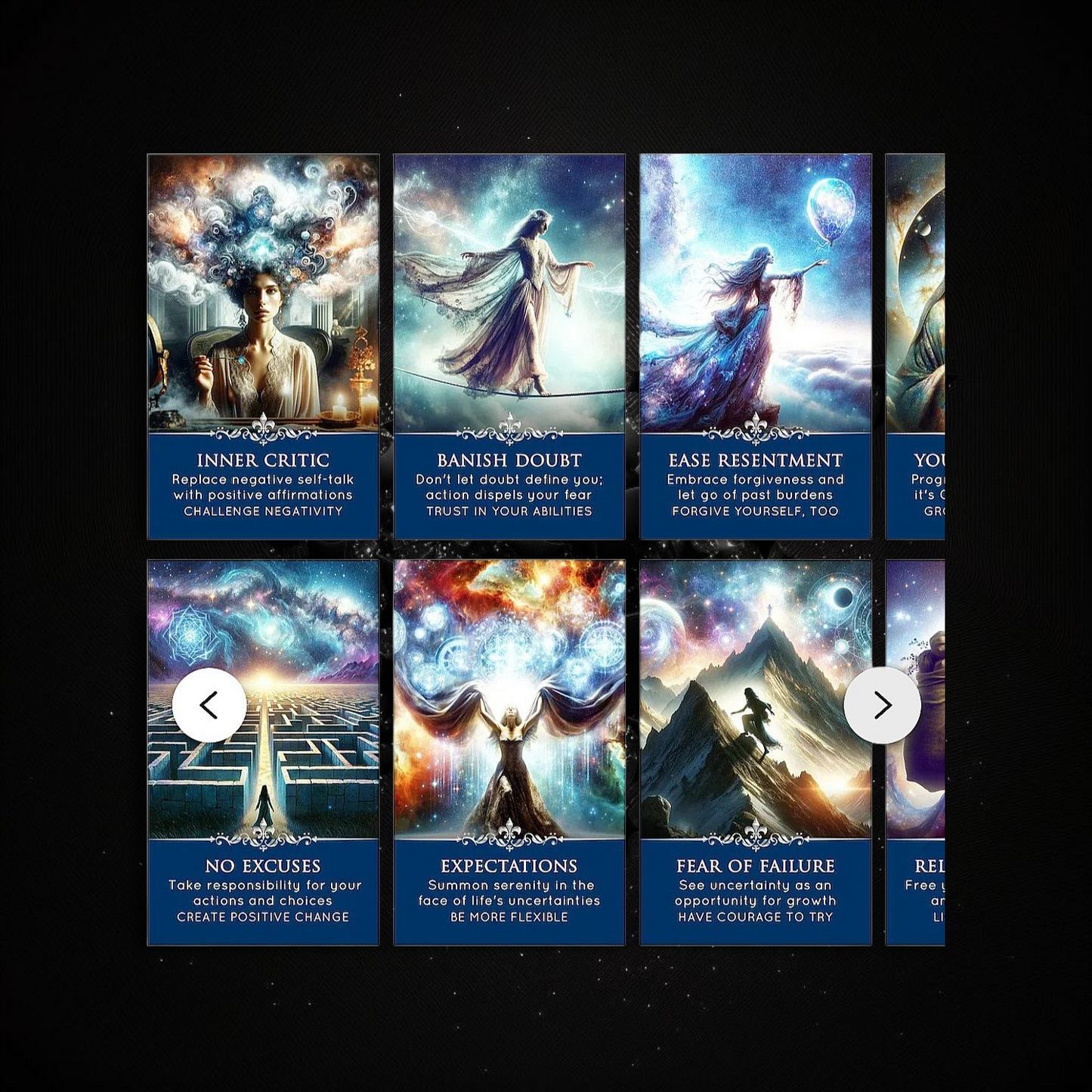 The Magic Of Letting Go Oracle Deck & Ritual Reading Elixir & Activated Crystal