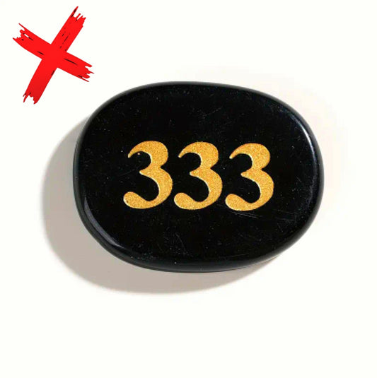 333 Black Obsidian Crystal Pocket & Cleansing Bath Stone - Protection & Transmuting Choosen Angel Energy Shift - Ritual Activated & Blessed