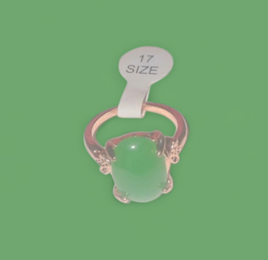 Peridot Crystal Ritual Ring