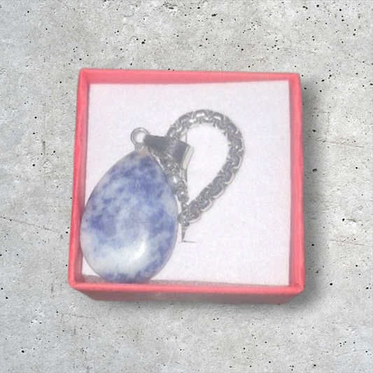Lapis Lazuli Sterling Sliver Snake Chain Ritual Necklace