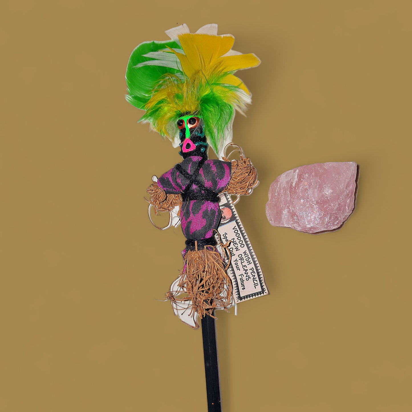 Folk Magick Voodoo / Hoodoo Wish Pencial Ritual Doll-New Orleans Handcrafted