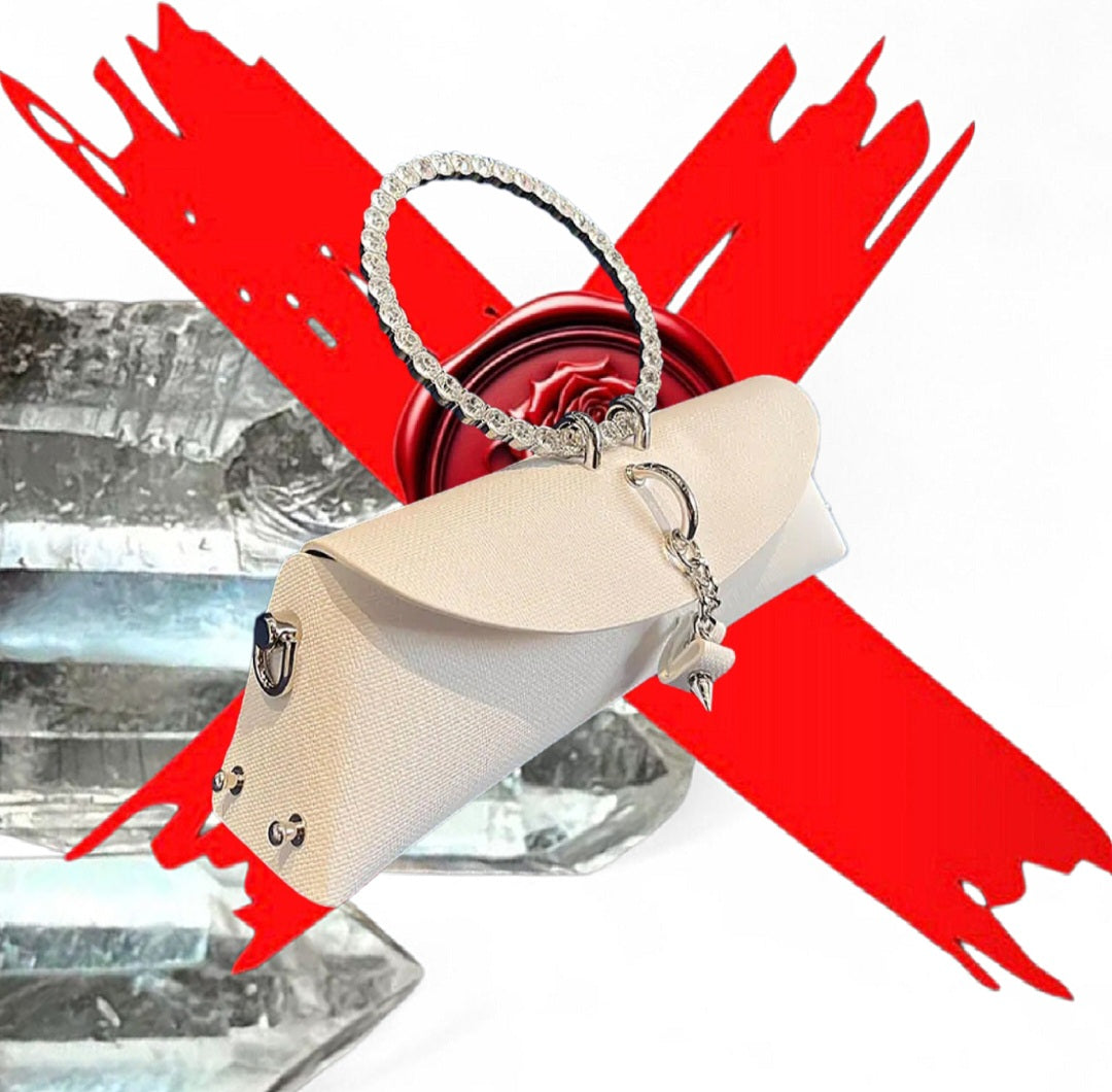 Grounding Harmony Bringer & protector - White Ritual Activated & Blessed Purse