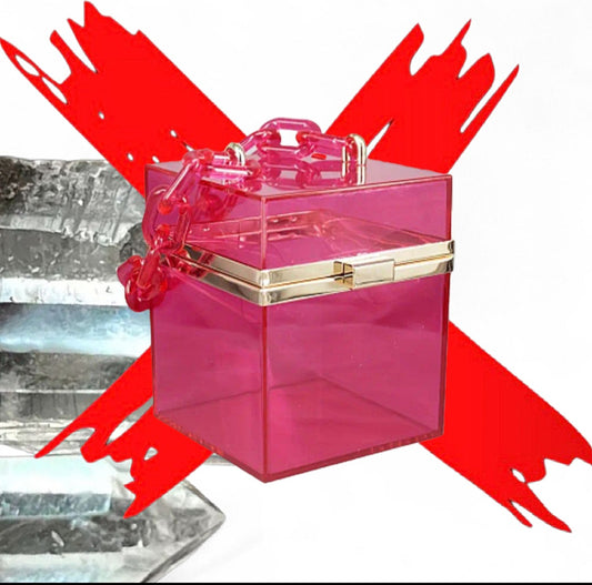 Untouchable Energy Shifter - Manifesting / Protection / Energy Cleanser - Pink & Gold Ritual Activated & Blessed Purse / Anything Bag / Box