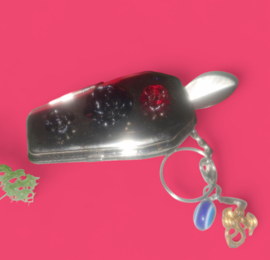 Protection Sterling Sliver Keychain Ritual Boxes