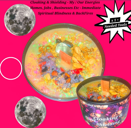 Cloaking & Shielding For All Of You & Yours - Immediate Backfires & Spiritual  Blindness - Powerful Ritual Candle