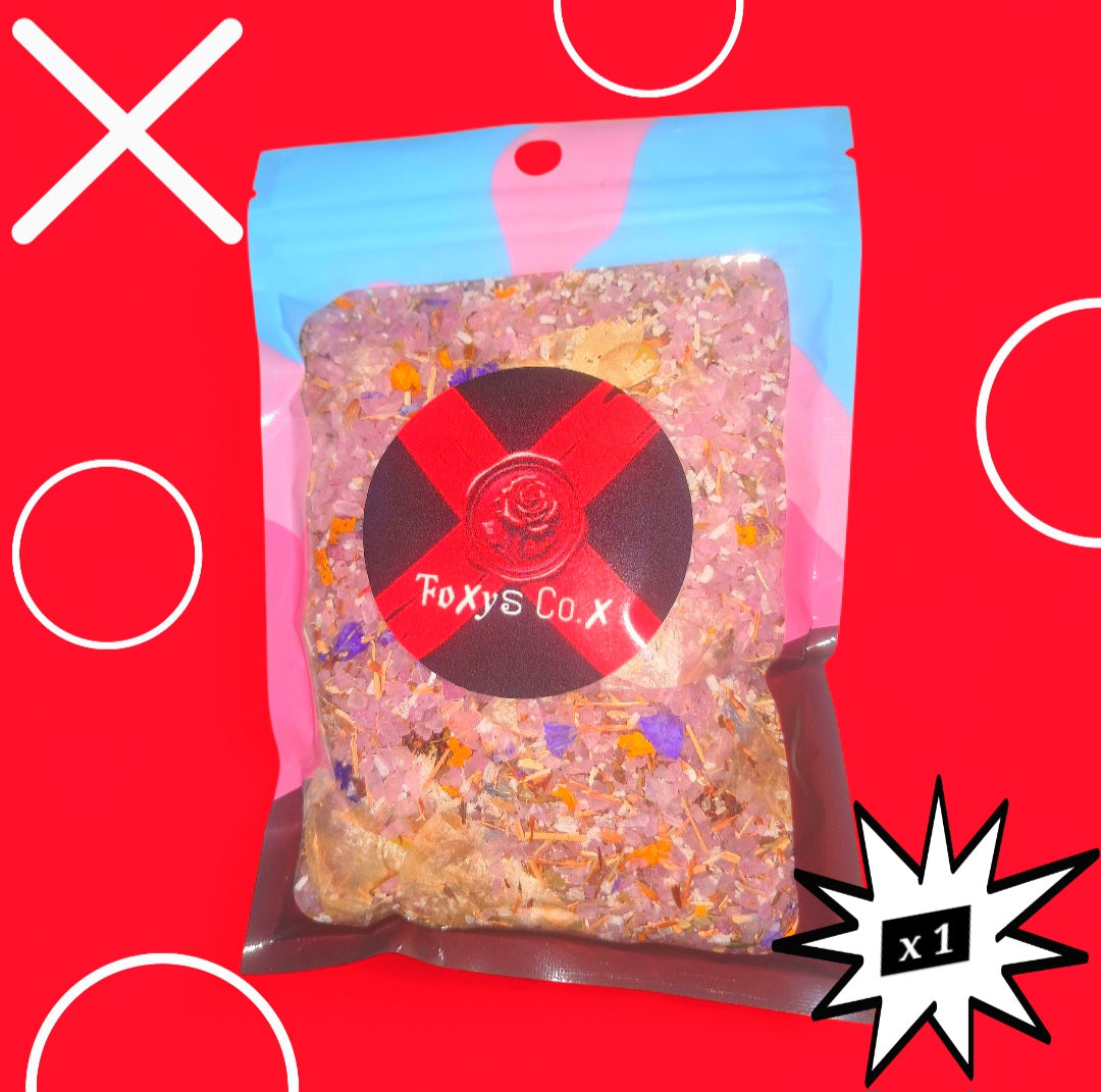 Hex & Curse Tic Tac Toe - Flipped Line Up - Dark Energy Removal - Powerful Ritual Bath Bag