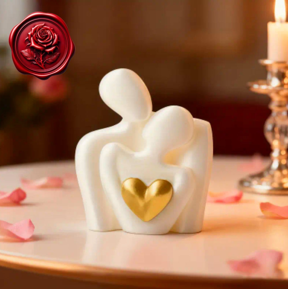 Cant Manipulate Our Trust / Harmony / Loyalty / Devotion & Inner & External Peace Together - Energy Amplifier Of Protection - Golden Heart Ritual Candle