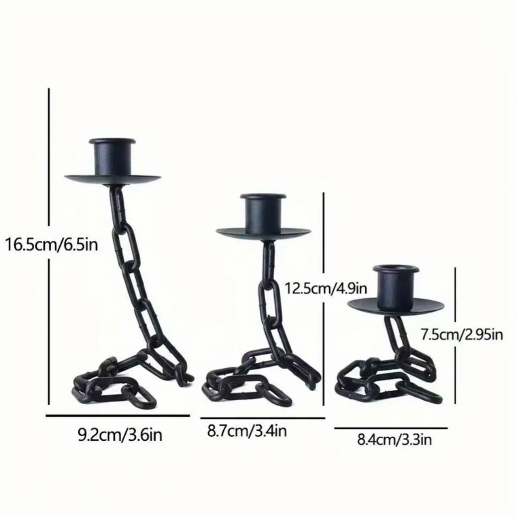 Chain Breaker & Road Opener Of My Space & Energy - Set Of 3 - Ritual Activated & Blessed Candle Holders