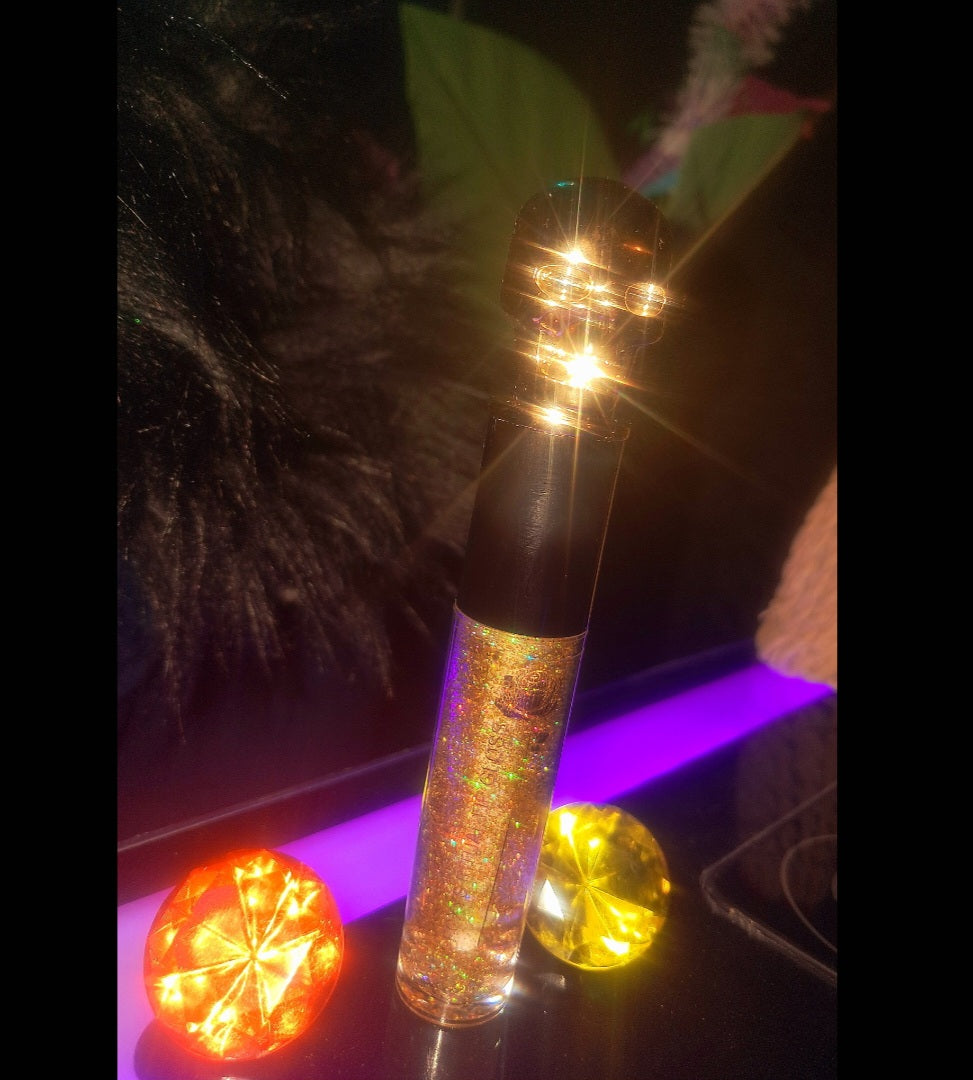 Golden Wishes Ritual Golden Skull Lip Gloss