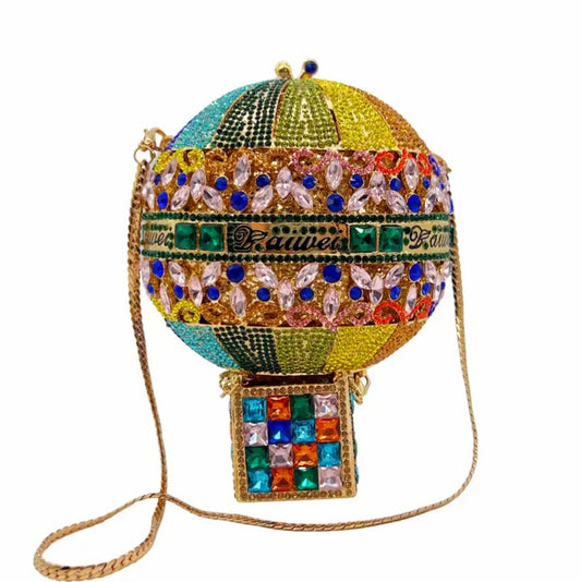The Sky Isnt The Limit - Magnetic Abundance & Luck Transmuter - Gold / Rainbow Ritual Activated & Blessed Hot Air Ballon Purse