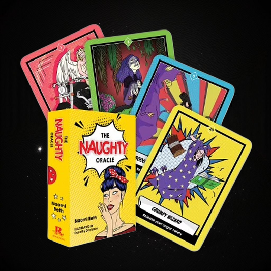 The Naughty Oracle & Ritual Reading Elixir & Activated Crystal