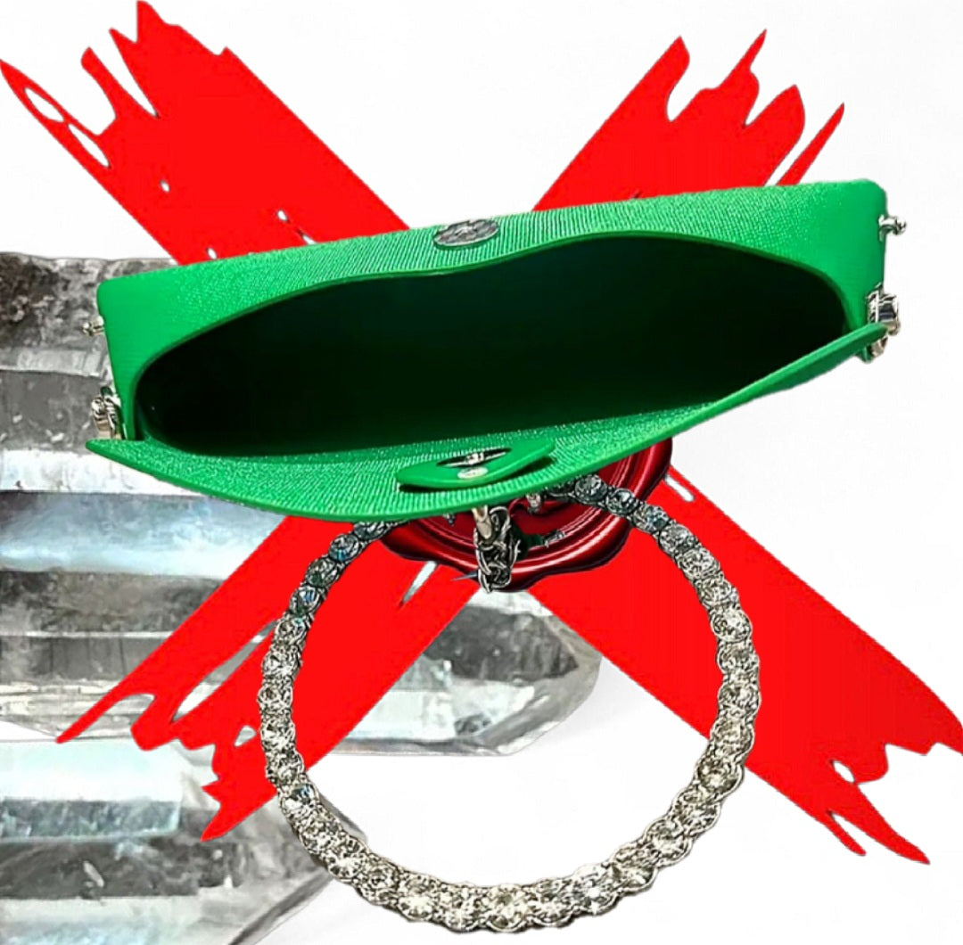 Grounding Harmony Bringer & protector - Green Ritual Activated & Blessed Purse