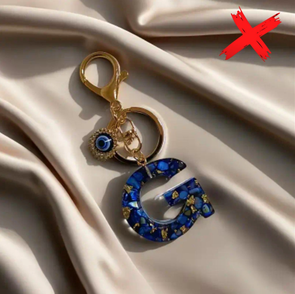 Evil Eye Energy Shielder - G - Ritual Activated & Blessed - Protection & Transmuting Keychain - Home, Vechile, Kids, Travels