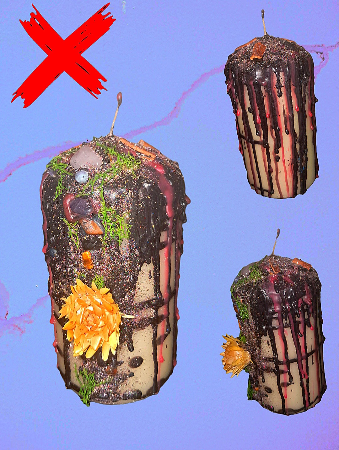 The Ultimate Energy Breaker - Amplified Creation - Ritual Protection & Manifesting Candle xL