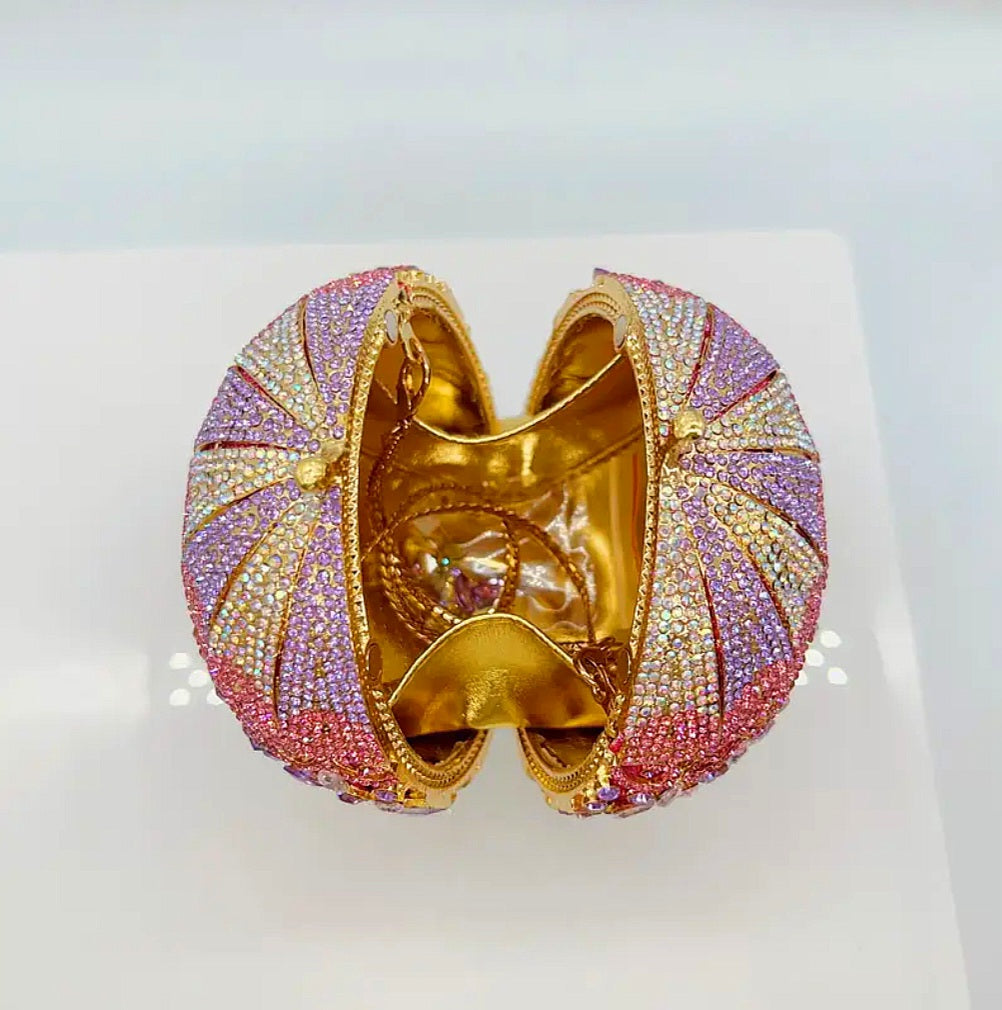 The Sky Isnt The Limit - Magnetic Abundance & Luck Transmuter - Pink / Light Purple / White Ritual Activated & Blessed Hot Air Ballon Purse