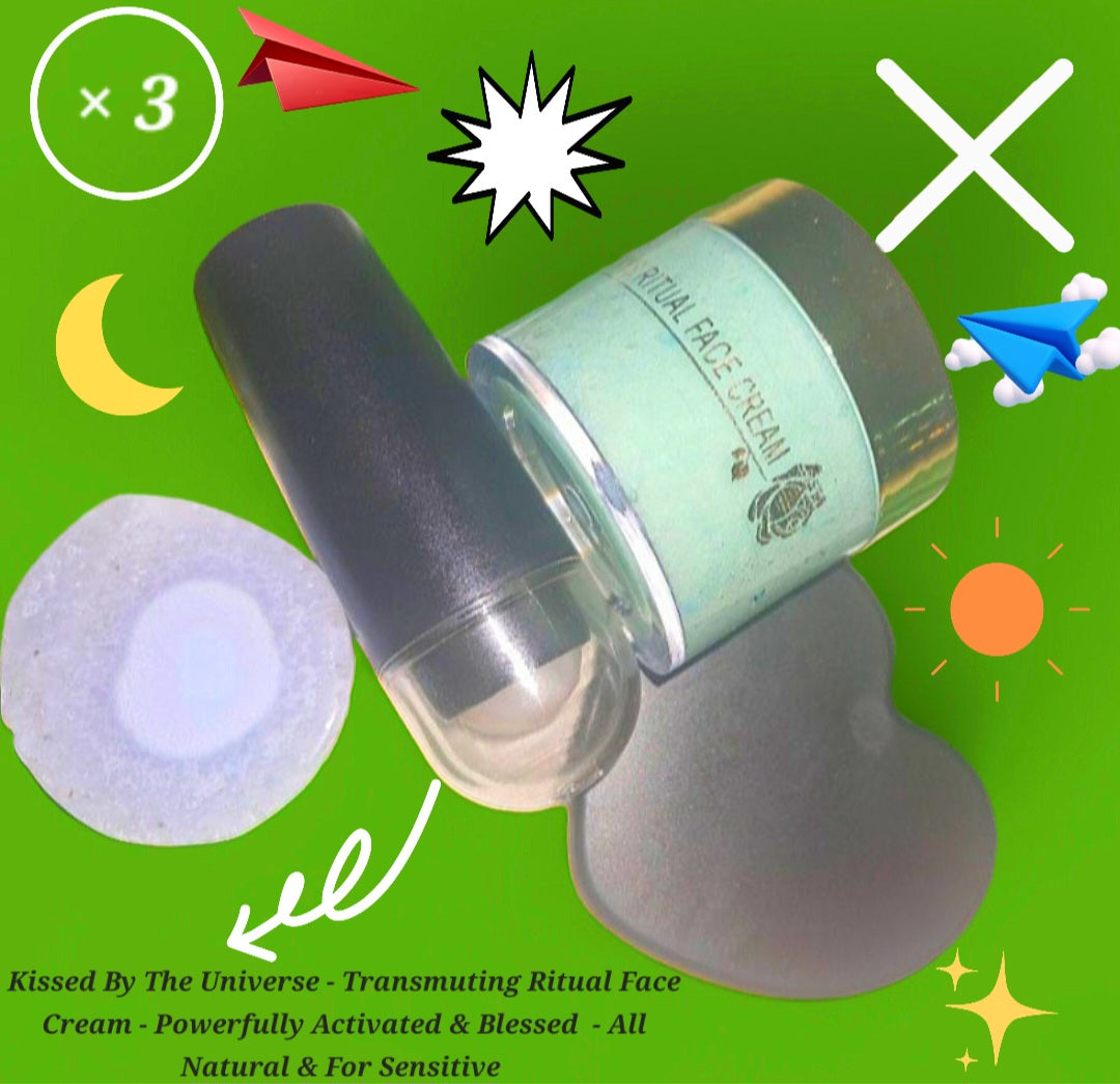 Kissed By The Universe - Energy Transmuting - Powerfully Enhanced All Natural Ritual Face Cream