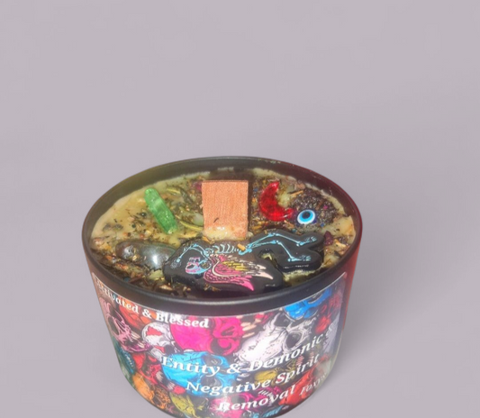 Entity & Negative Spirit Rebuke/Banish Ritual Candle