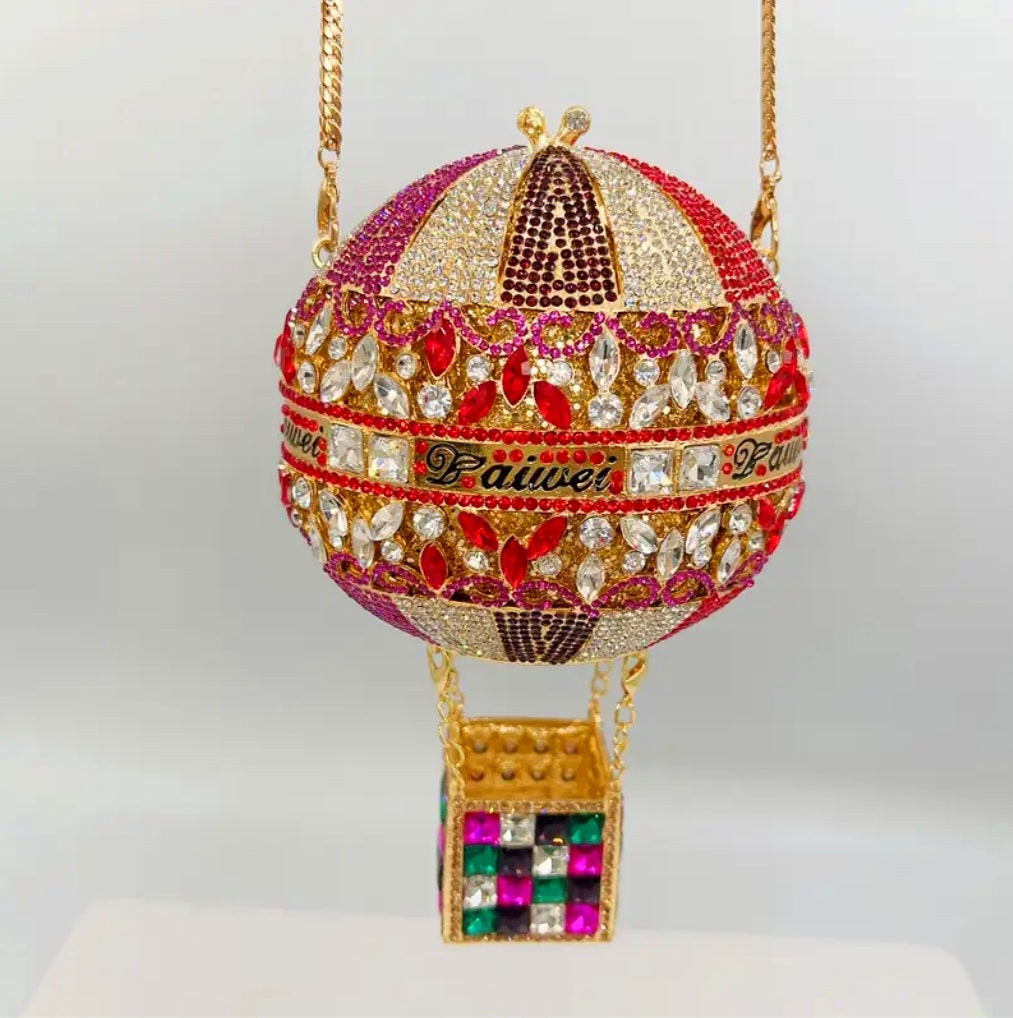 The Sky Isnt The Limit - Magnetic Abundance & Luck Transmuter - Pink / Purple / Red / White Ritual Activated & Blessed Hot Air Ballon Purse