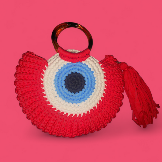 Red Protection & Success - Evil Eye Ritual Activated Purse