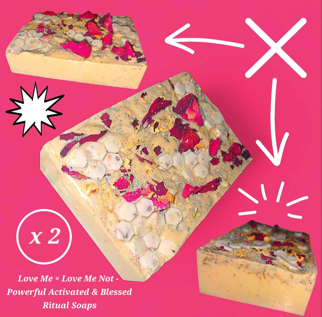 Love Me Or Love Me Not - Magnet To Success - w/ Removal Of Dark Magic & Cord Cutting - Powerfully Enhanced Ritual Soap ×2 Per