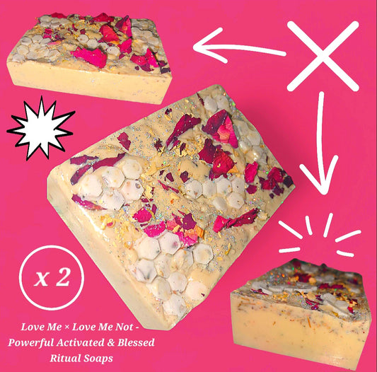 Love Me Or Love Me Not - Magnet To Success - w/ Removal Of Dark Magic & Cord Cutting - Powerfully Enhanced Ritual Soap ×2 Per