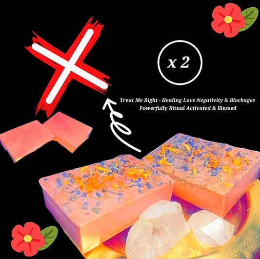Treat Me Right - Healing Love & Bond Amplifier - Removal Of Dark Magic - Powerfully Enhanced Ritual Soap ×2 Per