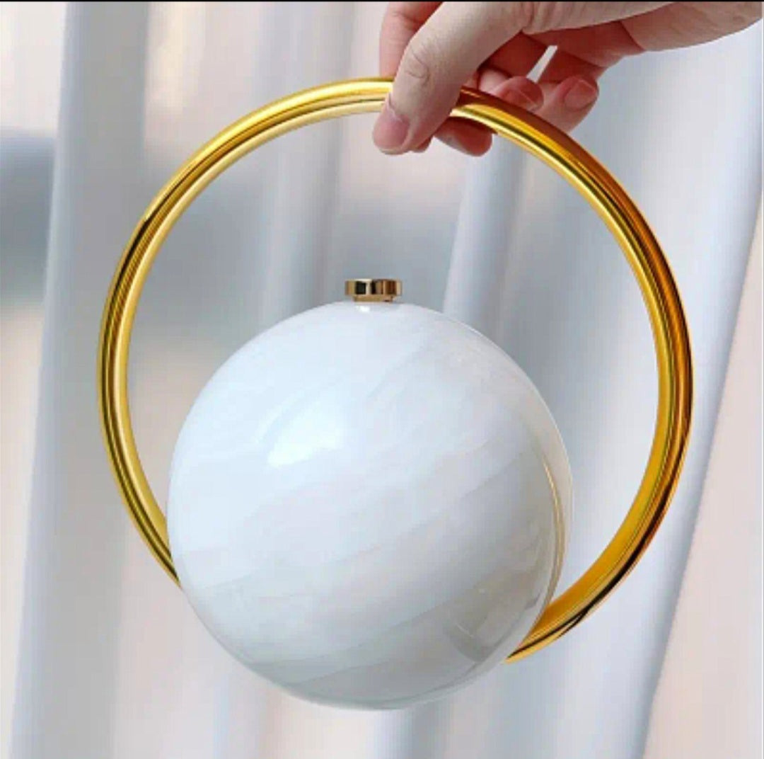 Transmuting Energy Amplifying Bubble - Opal / Gold / White Ritual Activated & Blessed Purse