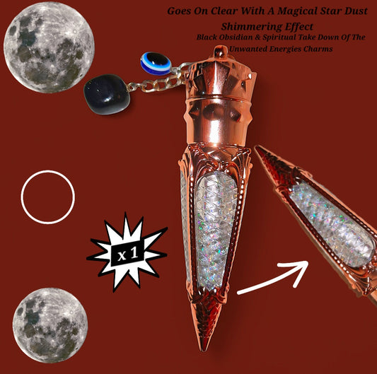 Angel Dust - Galaxtic Star Dust - Clear Ritual Activated & Blessed - Instant Manifestation & Cleansing Energy Lip Gloss