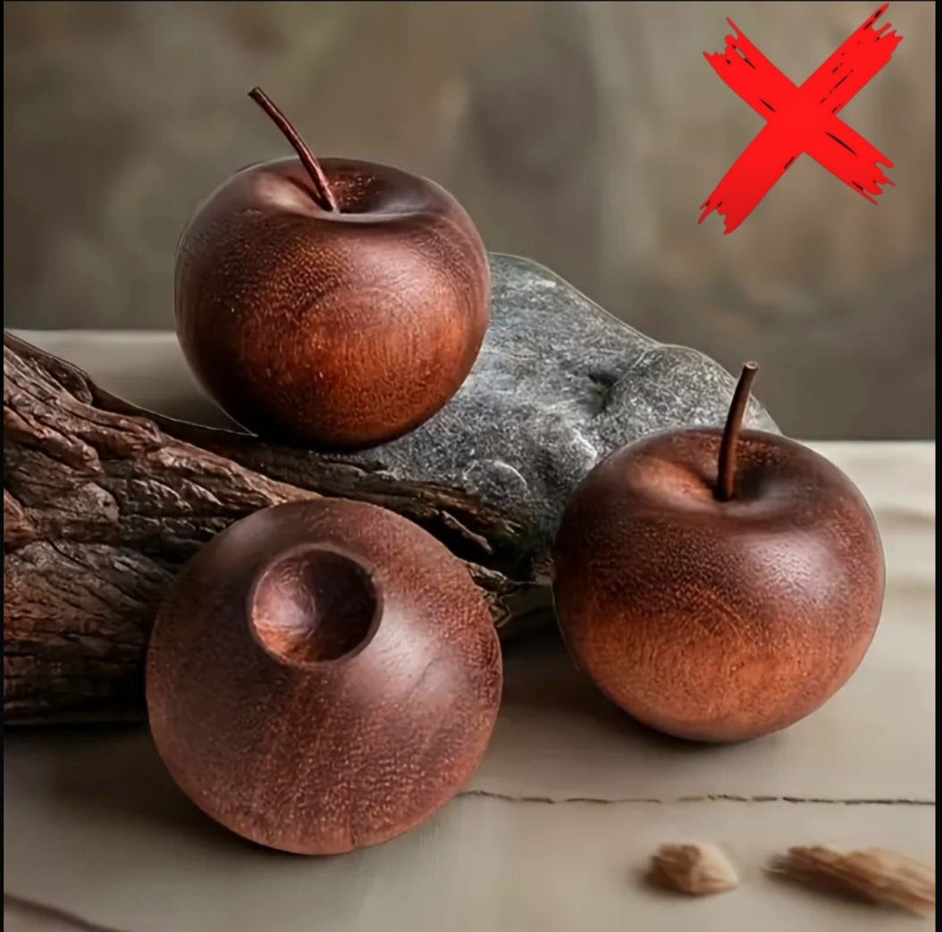 Thoughts Shaping Realities - Intention Amplifier - Ritual Oil Armona Therpy Wooden Apple & Jar Of Ritual Oil For Manifesting / Protection - Ritual Baths & Meditation