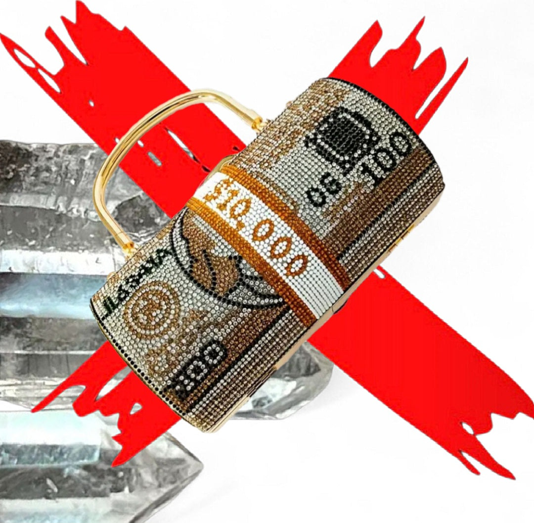 Money Comes To Me - Magnetic / Manifesting / Protection - Gold Ritual Activated & Blessed Purse