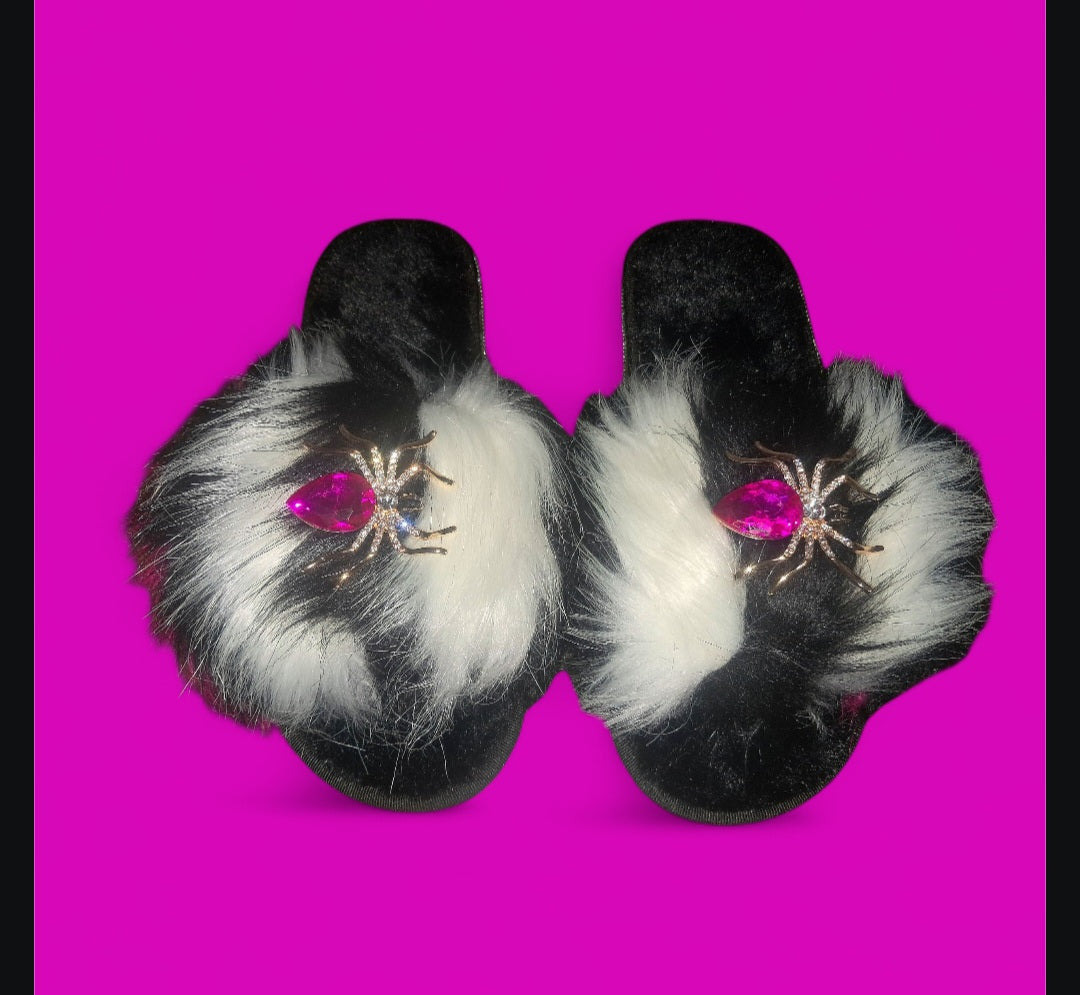 Every Step Counts - Black/White/Hot Pink Ritual Manifesting & Protection Activated & Blessed Slides