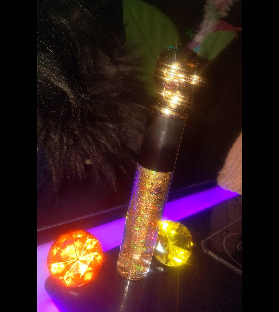 Golden Wishes Ritual Golden Skull Lip Gloss