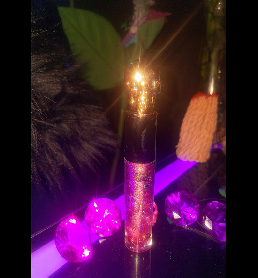Pink Flame Ritual Color Changing Golden Skull Lip Tint & Gloss