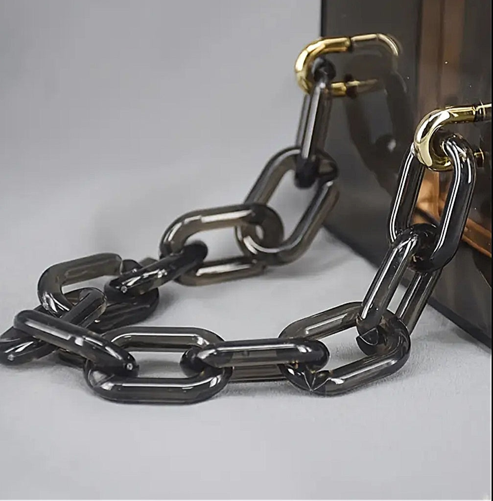 Untouchable Energy Shifter - Manifesting / Protection / Energy Cleanser - Grey & Gold Ritual Activated & Blessed Purse / Anything Bag / Box