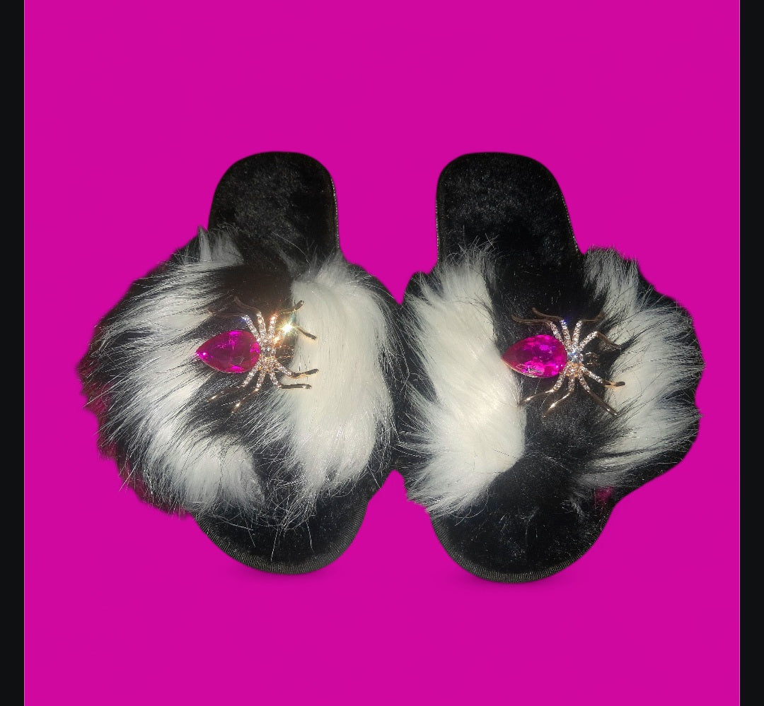 Every Step Counts - Black/White/Hot Pink Ritual Manifesting & Protection Activated & Blessed Slides