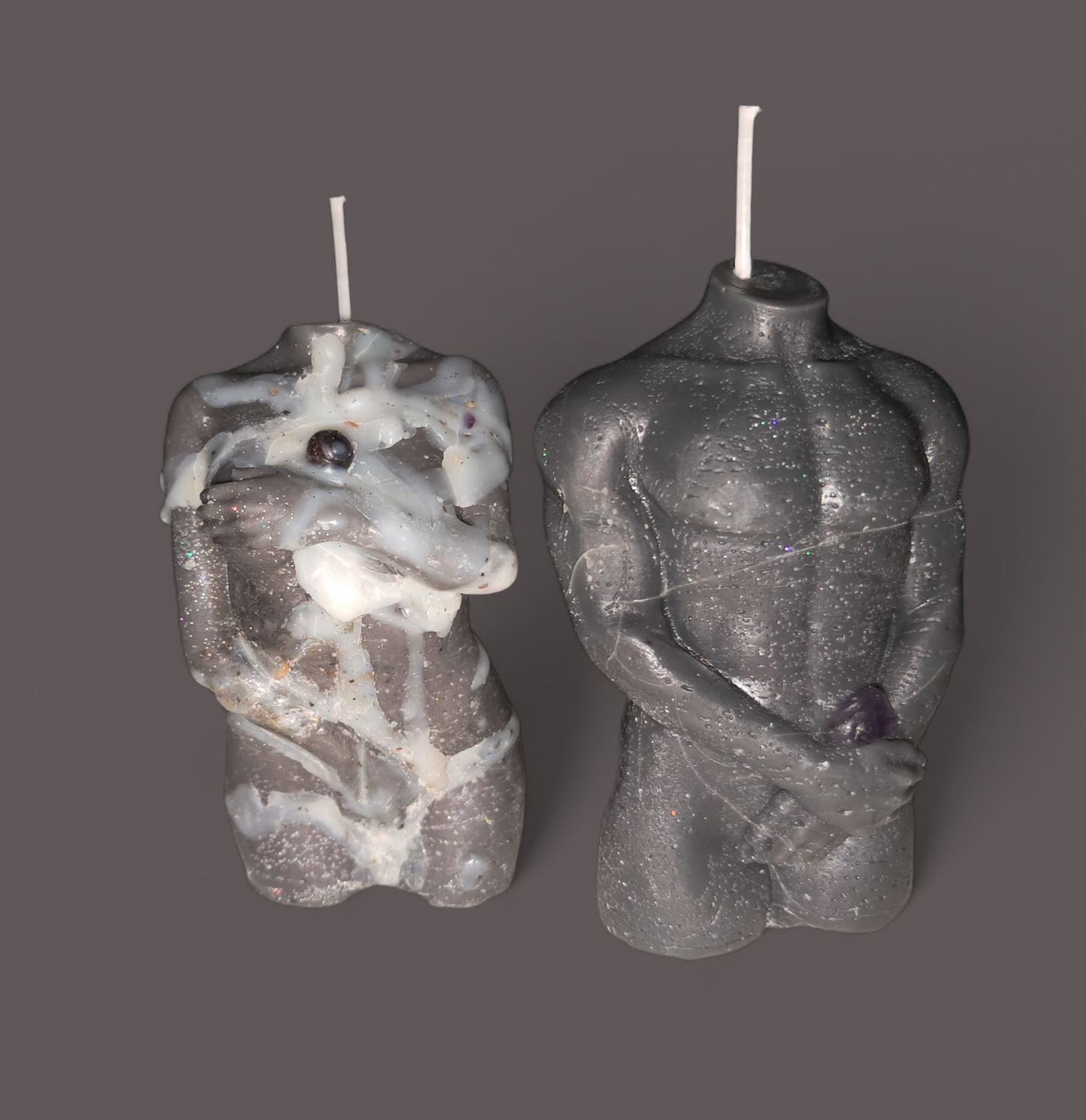 Feminine & Masculine Warriors Ritual Activated & Blessed Candle Set