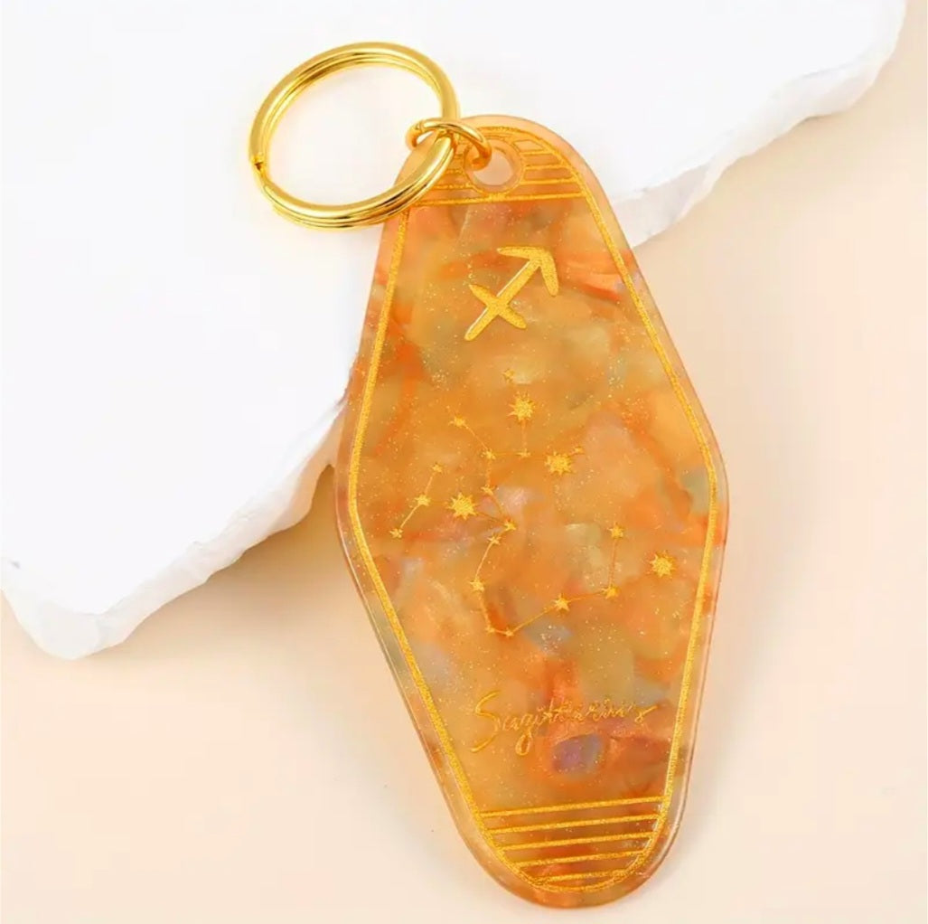 Sagittarius Protection & Transmuting Keychain - Home, Vechile, Kids, Travels - Ritual Activated & Blessed