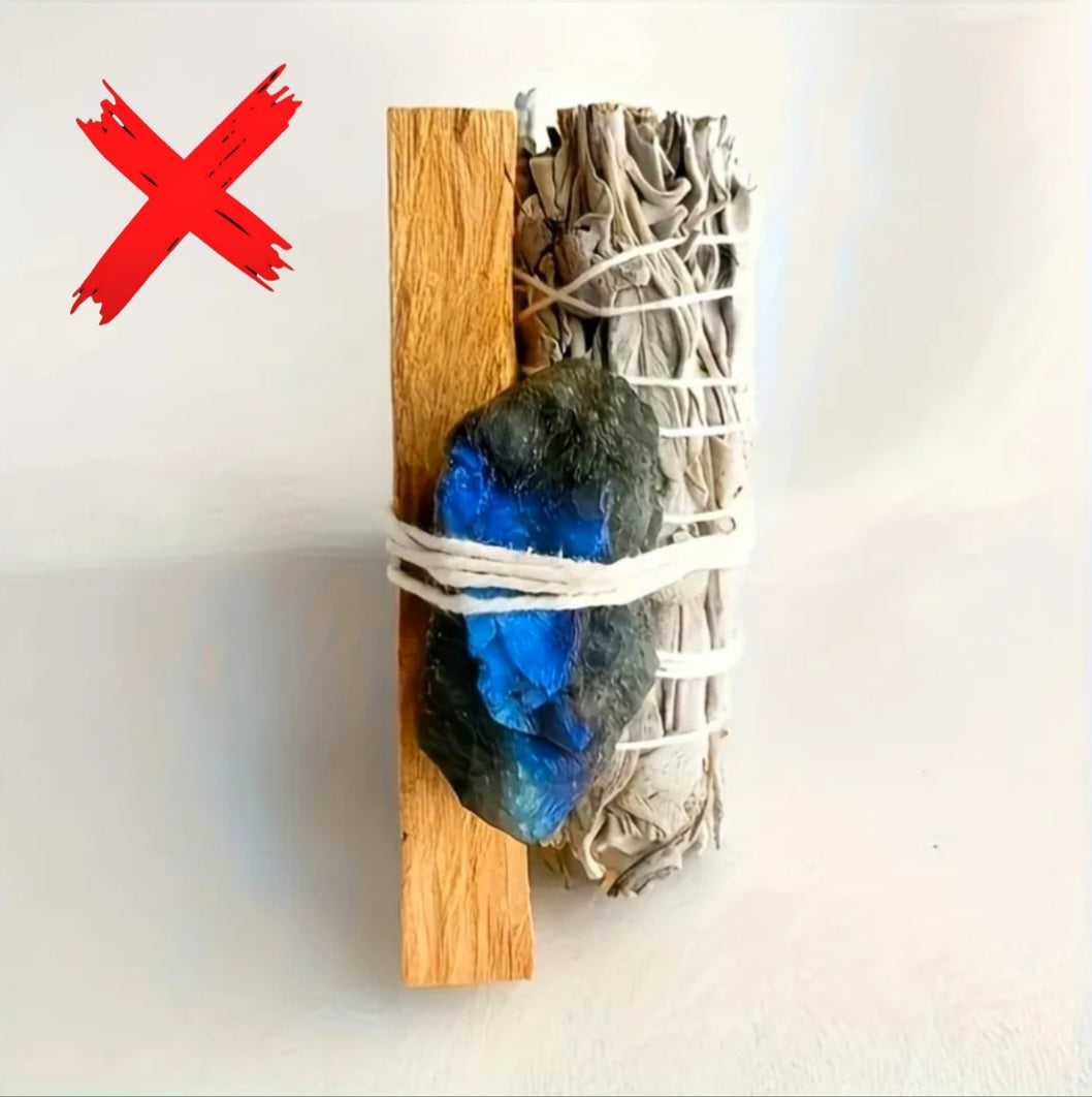 Labradorite Crystal - Intense Manifesting & Protection Shield / Purification & Deep Alignment Routine Ritual / Prayer Bundle - Activated & Blessed