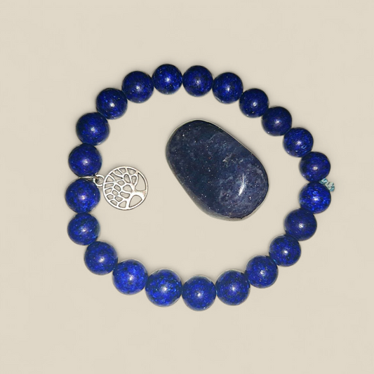 The Magical Tree Of Life & Growth Lapis Lazuli Ritual Bracelet