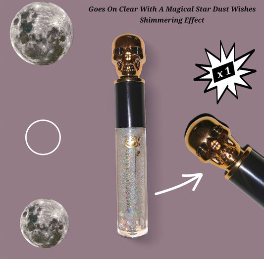 Angel Dust - Galaxtic Star Dust - Clear Ritual Activated & Blessed - Instant Manifestation & Cleansing Energy Lip Gloss
