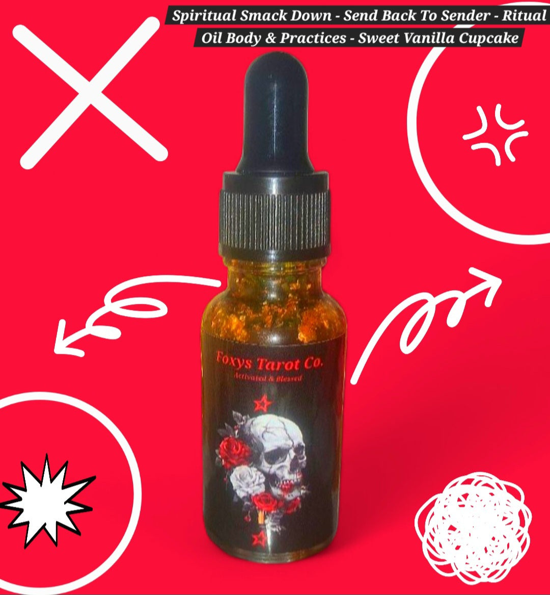 Spiritual Smack Down - Energy Amplifier - Powerfully Enhanced Ritual Body & Candle Oil