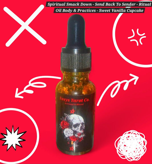 Spiritual Smack Down - Energy Amplifier - Powerfully Enhanced Ritual Body & Candle Oil