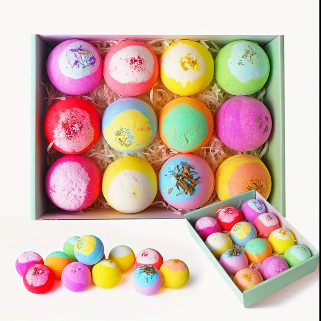 Intentions Shift Into Reality - Herbal All Natural - Ritual Bath Bombs Activated & Blessed - Set Of 12