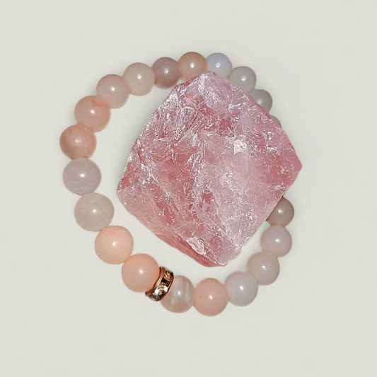 Warrior Of Love Rose Quartz Ritual Bracelet