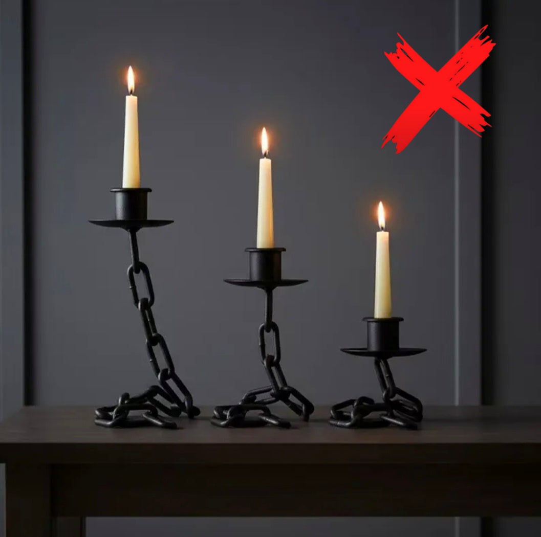 Chain Breaker & Road Opener Of My Space & Energy - Set Of 3 - Ritual Activated & Blessed Candle Holders