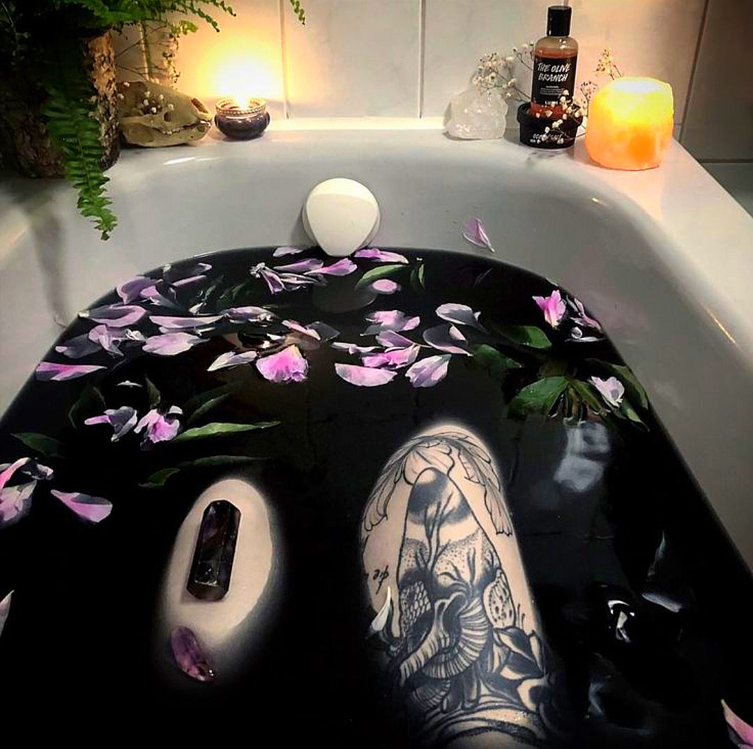Karmic Repellent - Extremely Powerful Boundaries Activated & Blessed & Secured - Ritual Black All Natural Bath Bombs Set Of 16