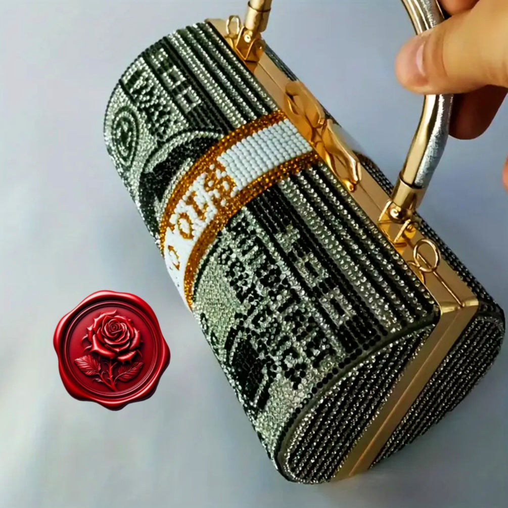 Money Comes To Me - Magnetic / Manifesting / Protection - Dark Green Ritual Activated & Blessed Purse