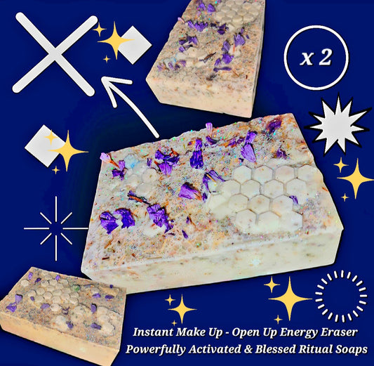 Instant Make Up - Open Up & Healing Of Love / Bond - Removal Of Dark Magic - Powerfully Enhanced Ritual Soap ×2 Per