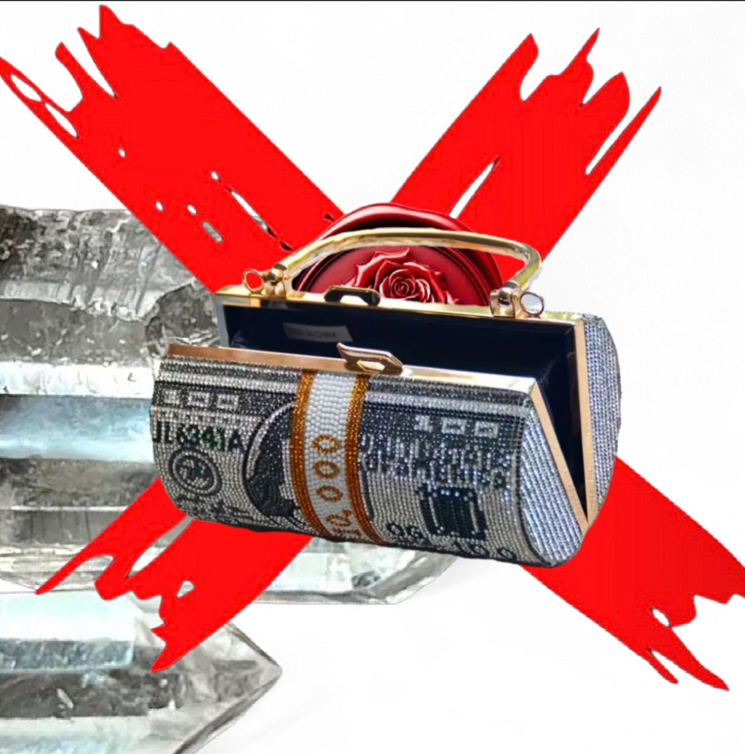 Money Comes To Me - Magnetic / Manifesting / Protection - Light Blue Ritual Activated & Blessed Purse