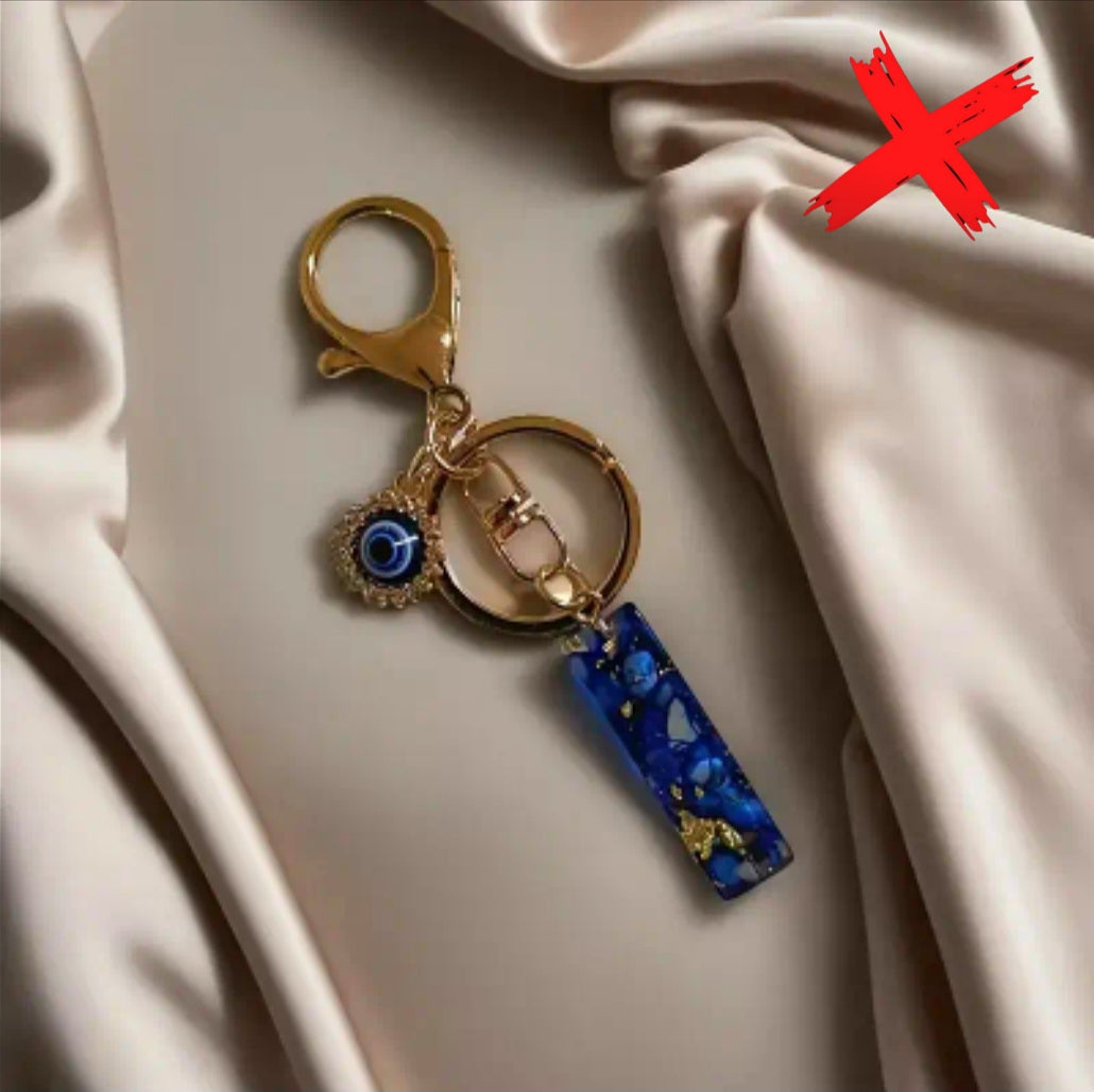 Evil Eye Energy Shielder - i - Ritual Activated & Blessed - Protection & Transmuting Keychain - Home, Vechile, Kids, Travels